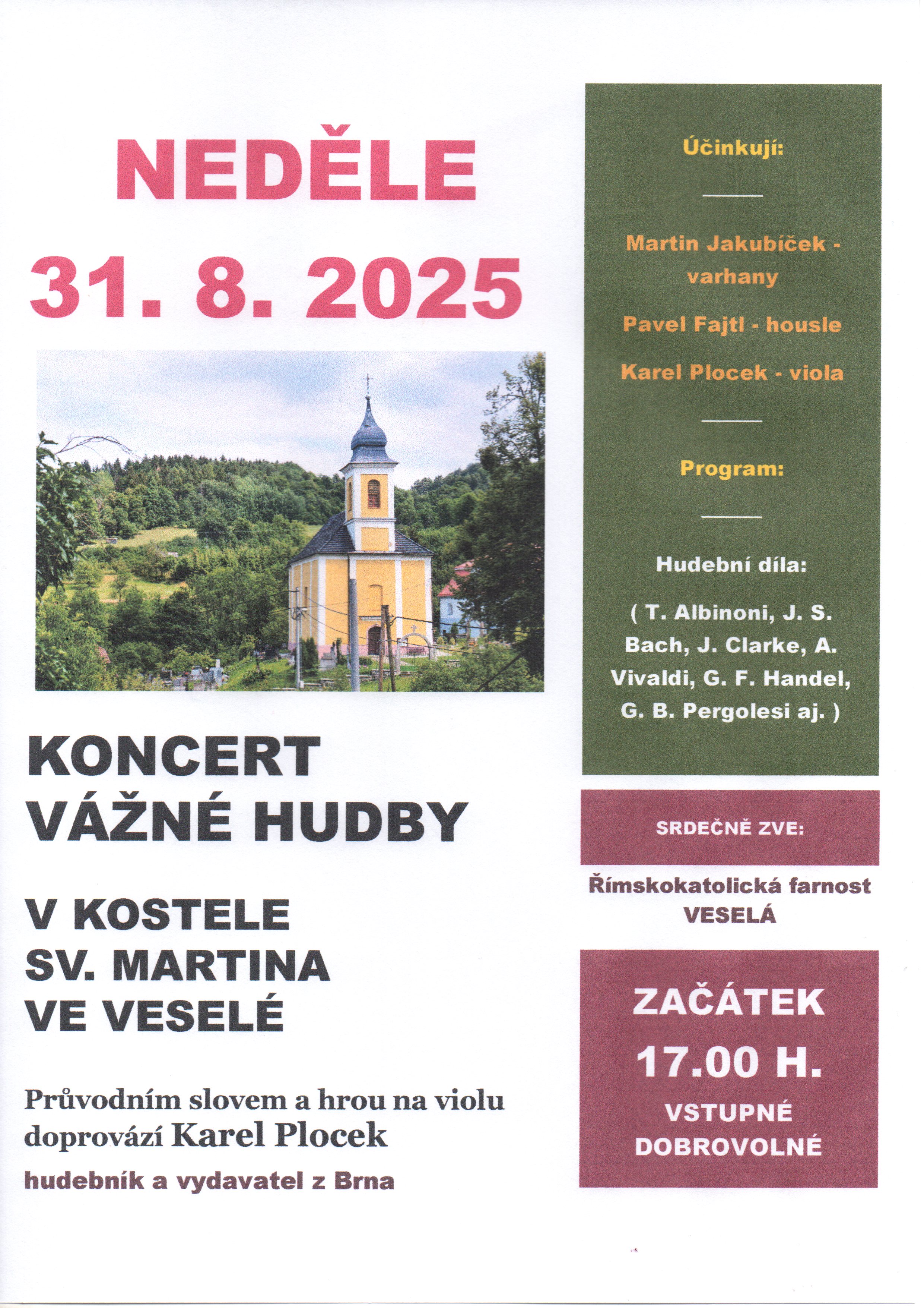 koncert vážné hudby