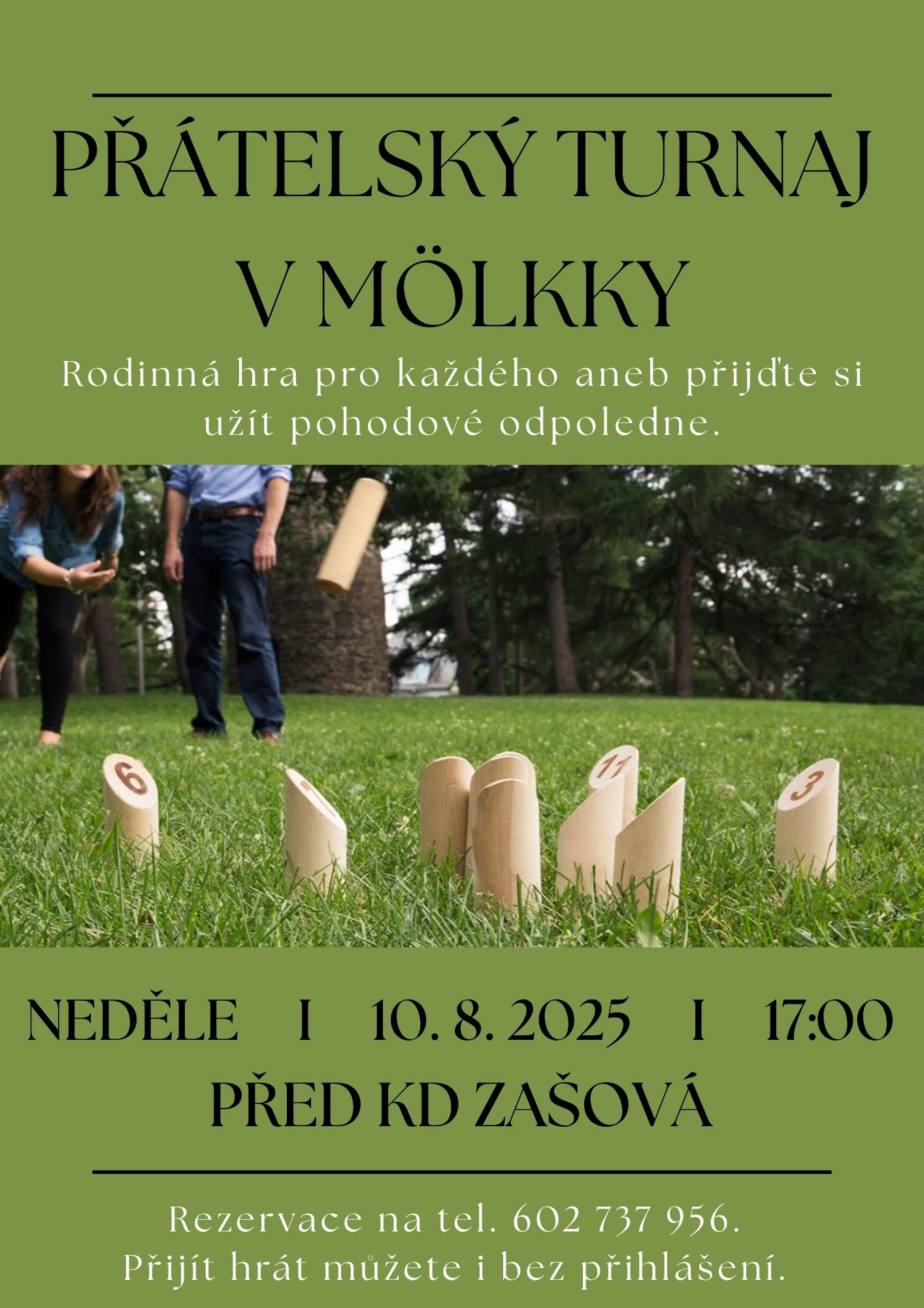 přátelský turnaj v mölkky 