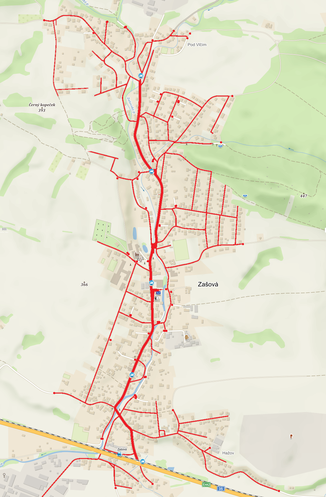 mapka obce